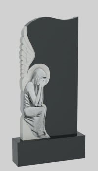 Памятник из гранита скорбящий ангел